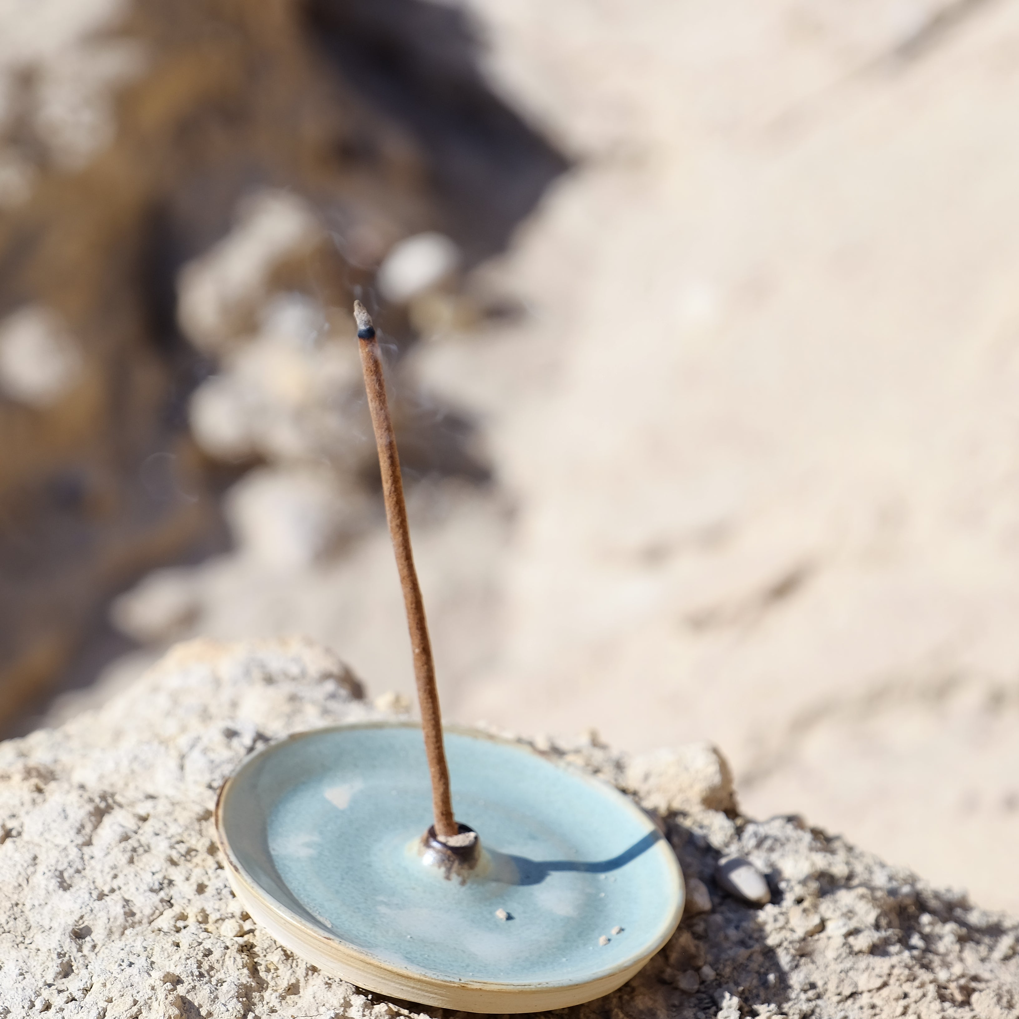  ceramic Desert scent incense holder
